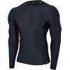 imageHUGE SPORTS Mens Rash Guard Long Sleeves UPF 50 UV Sun Protection Quick Drying Splice Compression Swim ShirtsBlack