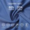 imageHUGE SPORTS Mens Rash Guard Long Sleeves UPF 50 UV Sun Protection Quick Drying Splice Compression Swim ShirtsBlue Bird