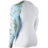 imageHUGE SPORTS Mens Rash Guard Long Sleeves UPF 50 UV Sun Protection Quick Drying Splice Compression Swim ShirtsWhite Forest