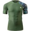 imageHUGE SPORTS Mens Splice UV Sun Protection UPF 50 Skins Rash Guard Short SleevesAborigines