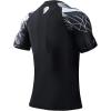 imageHUGE SPORTS Mens Splice UV Sun Protection UPF 50 Skins Rash Guard Short SleevesBlack