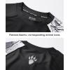 imageHUGE SPORTS Mens Splice UV Sun Protection UPF 50 Skins Rash Guard Short SleevesBlack Bear