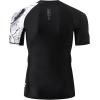 imageHUGE SPORTS Mens Splice UV Sun Protection UPF 50 Skins Rash Guard Short SleevesBlack Ealge