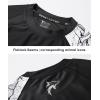 imageHUGE SPORTS Mens Splice UV Sun Protection UPF 50 Skins Rash Guard Short SleevesBlack Wolf