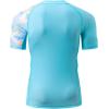 imageHUGE SPORTS Mens Splice UV Sun Protection UPF 50 Skins Rash Guard Short SleevesCloud Blue