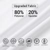 imageHUGE SPORTS Mens Splice UV Sun Protection UPF 50 Skins Rash Guard Short SleevesLines White