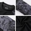 imageHUGE SPORTS Mens Splice UV Sun Protection UPF 50 Skins Rash Guard Short SleevesPiracy