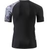 imageHUGE SPORTS Mens Splice UV Sun Protection UPF 50 Skins Rash Guard Short SleevesPiracy