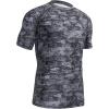 imageHUGE SPORTS Mens Splice UV Sun Protection UPF 50 Skins Rash Guard Short SleevesPixel Dark