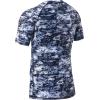 imageHUGE SPORTS Mens Splice UV Sun Protection UPF 50 Skins Rash Guard Short SleevesPixel Light
