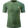 imageHUGE SPORTS Mens Splice UV Sun Protection UPF 50 Skins Rash Guard Short SleevesSplash