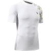 imageHUGE SPORTS Mens Splice UV Sun Protection UPF 50 Skins Rash Guard Short SleevesSunset White
