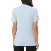 imageHUGE SPORTS Womens UPF 50 UV Protection Sun Shirts Short Sleeve Quick Dry Rash Guard Swim Gym Workout TopsLight Blue
