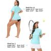 imageHUGE SPORTS Womens UPF 50 UV Protection Sun Shirts Short Sleeve Quick Dry Rash Guard Swim Gym Workout TopsLight Green