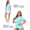 imageHUGE SPORTS Womens UPF 50 UV Protection Sun Shirts Short Sleeve Quick Dry Rash Guard Swim Gym Workout TopsLight Green