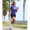 imageHUGE SPORTS Womens UPF 50 UV Protection Sun Shirts Short Sleeve Quick Dry Rash Guard Swim Gym Workout TopsNavy
