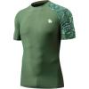 imageHUGE SPORTS Mens Splice UV Sun Protection UPF 50 Skins Rash Guard Short SleevesSplash