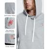 imageHUGE SPORTS Mens Novelty Hoodies Sports Pullover Casual Sweatshirt With Pouch PocketGrey Claw
