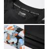 imageHUGE SPORTS Mens Rash Guard Long Sleeves UPF 50 UV Sun Protection Quick Drying Splice Compression Swim ShirtsCamo Black
