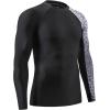 imageHUGE SPORTS Mens Rash Guard Long Sleeves UPF 50 UV Sun Protection Quick Drying Splice Compression Swim ShirtsChapped