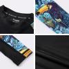 imageHUGE SPORTS Mens Rash Guard Long Sleeves UPF 50 UV Sun Protection Quick Drying Splice Compression Swim ShirtsHeytoucan