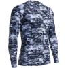 imageHUGE SPORTS Mens Rash Guard Long Sleeves UPF 50 UV Sun Protection Quick Drying Splice Compression Swim ShirtsPixel Light
