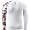 imageHUGE SPORTS Mens Rash Guard Long Sleeves UPF 50 UV Sun Protection Quick Drying Splice Compression Swim ShirtsWong Feihung