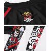 imageHUGE SPORTS Mens Rash Guard Long Sleeves UPF 50 UV Sun Protection Quick Drying Splice Compression Swim ShirtsWukong