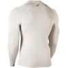 imageHUGE SPORTS Mens Thermal Base Layer Top for Winter Moisture Wicking Athletic Shirts for Skiing Running WorkoutBeige