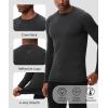 imageHUGE SPORTS Mens Thermal Base Layer Top for Winter Moisture Wicking Athletic Shirts for Skiing Running WorkoutGray
