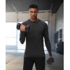 imageHUGE SPORTS Mens Thermal Base Layer Top for Winter Moisture Wicking Athletic Shirts for Skiing Running WorkoutGray