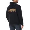 imageHUGE SPORTS Unisex Novelty Hoodies Vintage Mountain Graphic Pullover Hoodie for Men Women Couple ShirtBlack