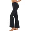 imageHUGE SPORTS Women Flare Pants High Waisted Bell Bottom Pants Yoga Flared Leggings with Front Split