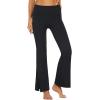 imageHUGE SPORTS Women Flare Pants High Waisted Bell Bottom Pants Yoga Flared Leggings with Front Split