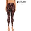 imageHUGE SPORTS Womens High Waisted Tummy Control Yoga Leggings with Pocket Running Workout Pants Active TightsBlack Copper