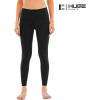 imageHUGE SPORTS Womens High Waisted Tummy Control Yoga Leggings with Pocket Running Workout Pants Active TightsBlack Stripe