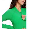 imageHUGE SPORTS Womens One Piece Swimsuits Cutout High Cut Bathing Suit Long Sleeve Swimwear Rash Guard for WomenGreen