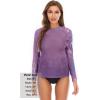 imageHUGE SPORTS Womens Rash Guard Long Sleeve Sun Protection UPF 50 Swimwear Shirts Quick Dry Swimsuit Surf TopCobra