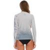 imageHUGE SPORTS Womens Rash Guard Long Sleeve Sun Protection UPF 50 Swimwear Shirts Quick Dry Swimsuit Surf TopShark