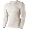 imageHUGE SPORTS Mens Thermal Base Layer Top for Winter Moisture Wicking Athletic Shirts for Skiing Running WorkoutBeige
