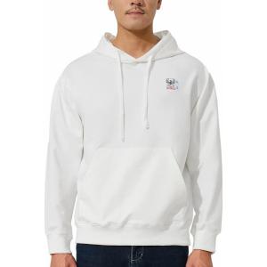 imageHUGE SPORTS Mens Novelty Hoodies Sports Pullover Casual Sweatshirt With Pouch PocketWhite