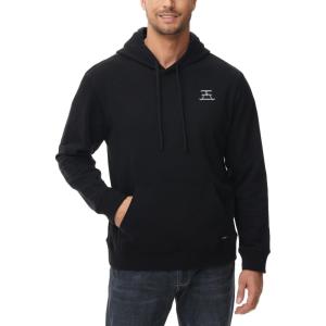 imageHUGE SPORTS Unisex Novelty Hoodies Vintage Mountain Graphic Pullover Hoodie for Men Women Couple ShirtBlack