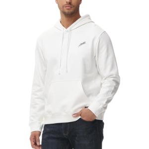 imageHUGE SPORTS Unisex Novelty Hoodies Vintage Mountain Graphic Pullover Hoodie for Men Women Couple ShirtWhite