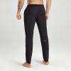 imageHUGE SPORTS Mens Athletic Yoga Pants with Pocket Casual Sport Joggers Pants for WorkoutBlack