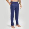 imageHUGE SPORTS Mens Athletic Yoga Pants with Pocket Casual Sport Joggers Pants for WorkoutNavy