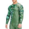imageHUGE SPORTS Mens BJJ Rash Guard Long Sleeve Compression Rashguard for MMA Jiu Jitsu Wrestling Beast LayerCobra