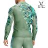 imageHUGE SPORTS Mens BJJ Rash Guard Long Sleeve Compression Rashguard for MMA Jiu Jitsu Wrestling Beast LayerCobra