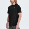 imageHUGE SPORTS Mens Logo Surf TShirt Short Sleeve Crew Neck Graphic Beach Surfing Cotton TeeBlack