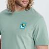 imageHUGE SPORTS Mens Logo Surf TShirt Short Sleeve Crew Neck Graphic Beach Surfing Cotton TeeGreen