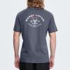 imageHUGE SPORTS Mens Logo Surf TShirt Short Sleeve Crew Neck Graphic Beach Surfing Cotton TeeGrey